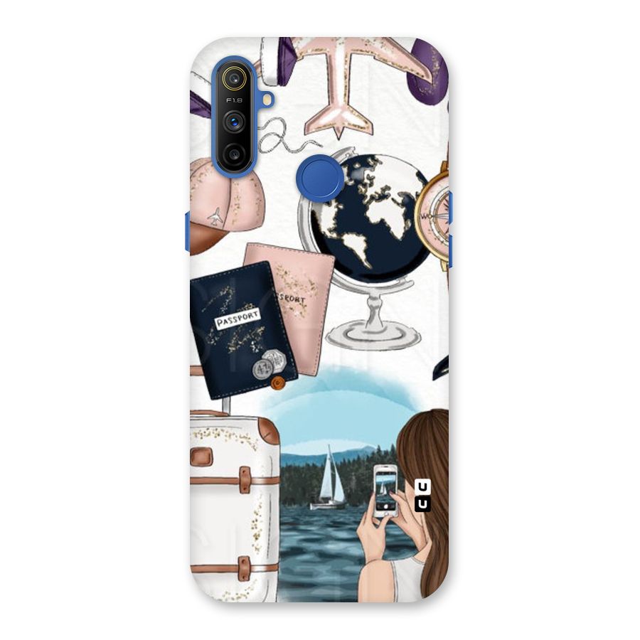 Travel Diaries Back Case for Realme Narzo 10A