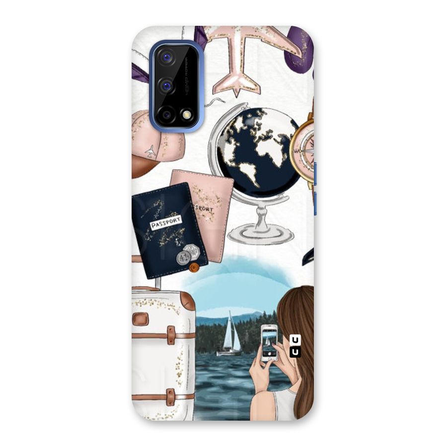 Travel Diaries Back Case for Realme Narzo 30 Pro