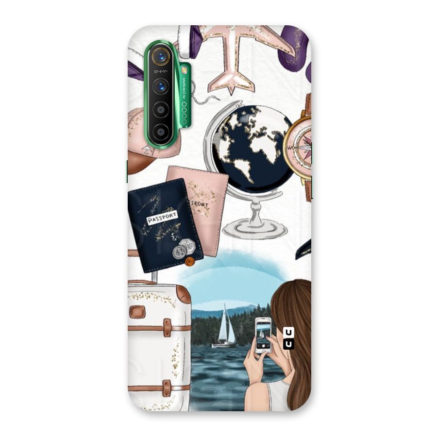 Travel Diaries Back Case for Realme X2