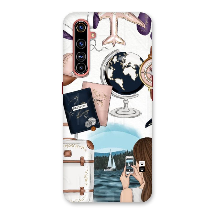 Travel Diaries Back Case for Realme X50 Pro