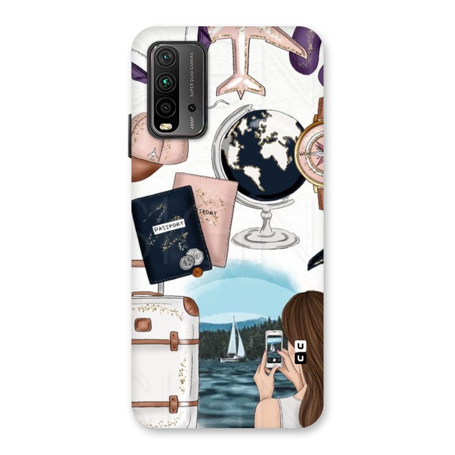 Travel Diaries Back Case for Redmi 9 Power