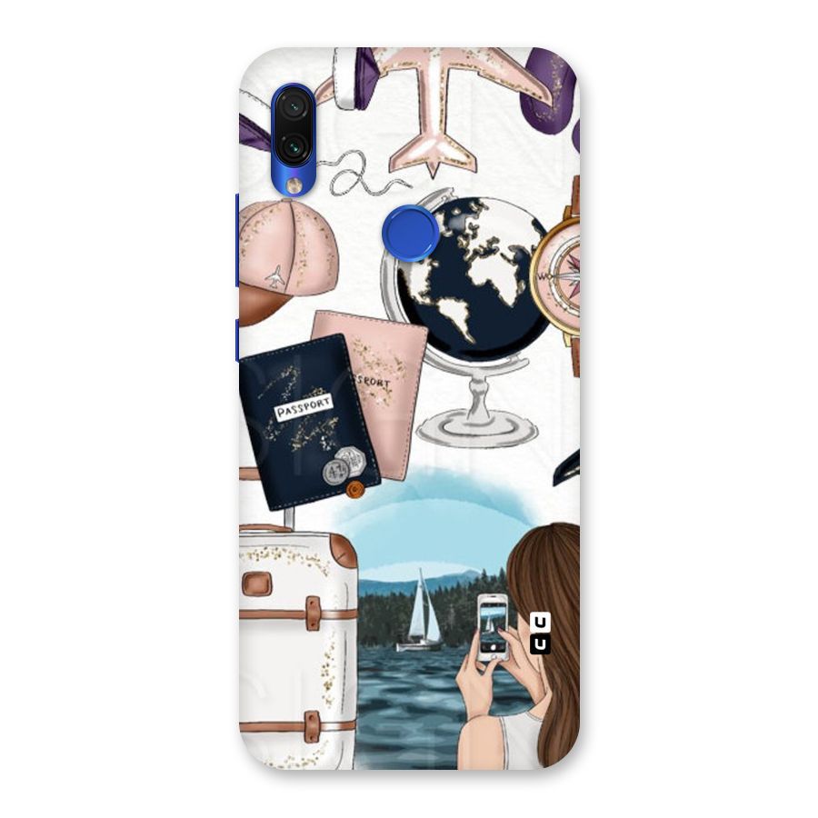 Travel Diaries Back Case for Redmi Note 7S