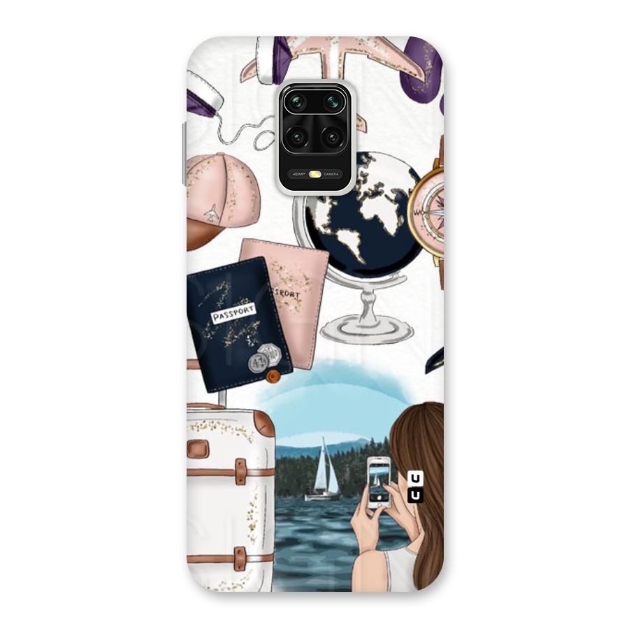 Travel Diaries Back Case for Redmi Note 9 Pro