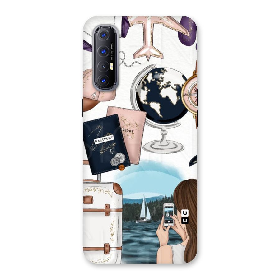Travel Diaries Back Case for Reno3 Pro
