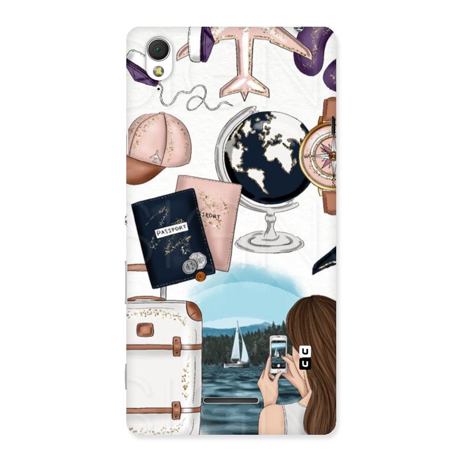Travel Diaries Back Case for Sony Xperia T3