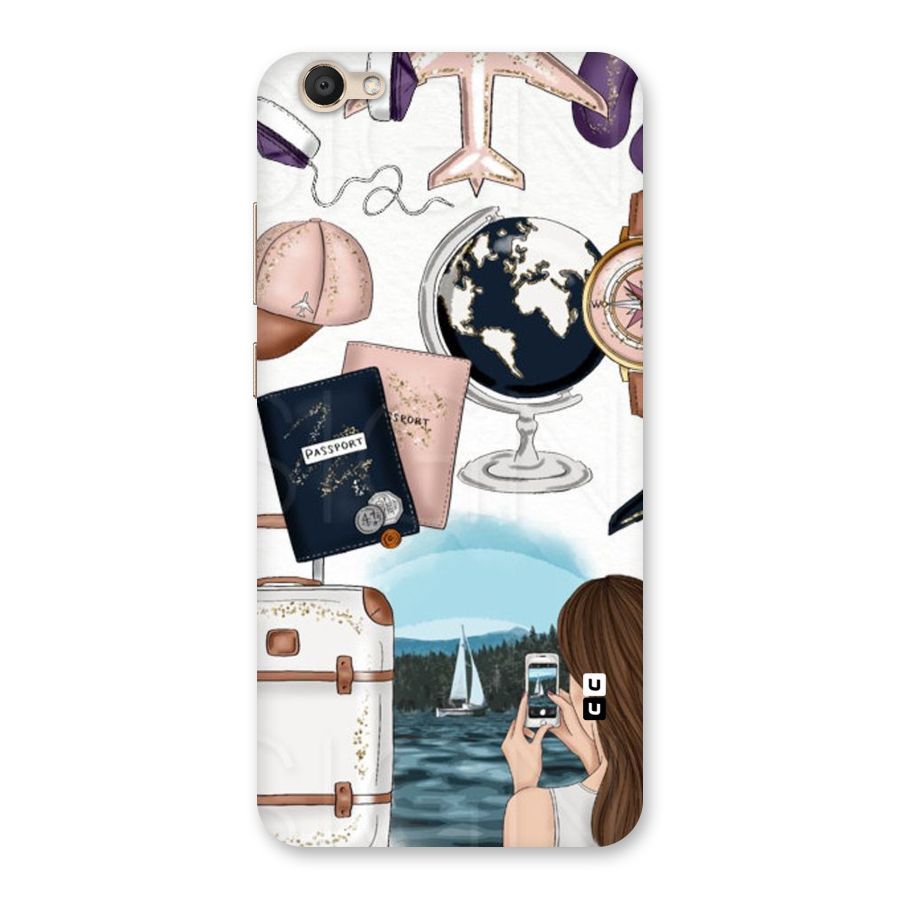 Travel Diaries Back Case for Vivo V5