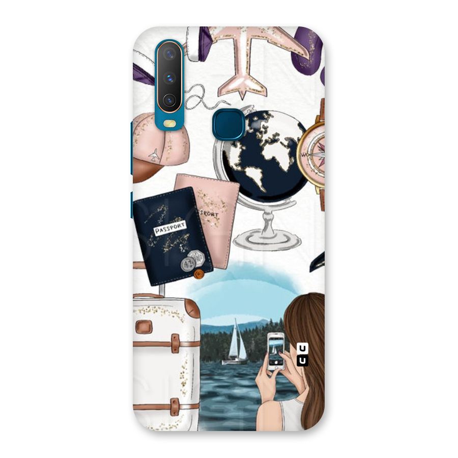 Travel Diaries Back Case for Vivo Y17
