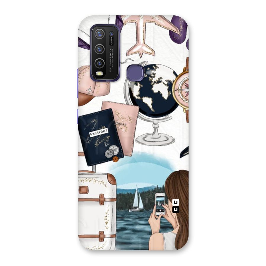 Travel Diaries Back Case for Vivo Y50