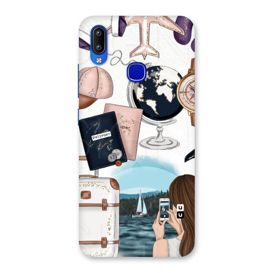 Travel Diaries Back Case for Vivo Y91
