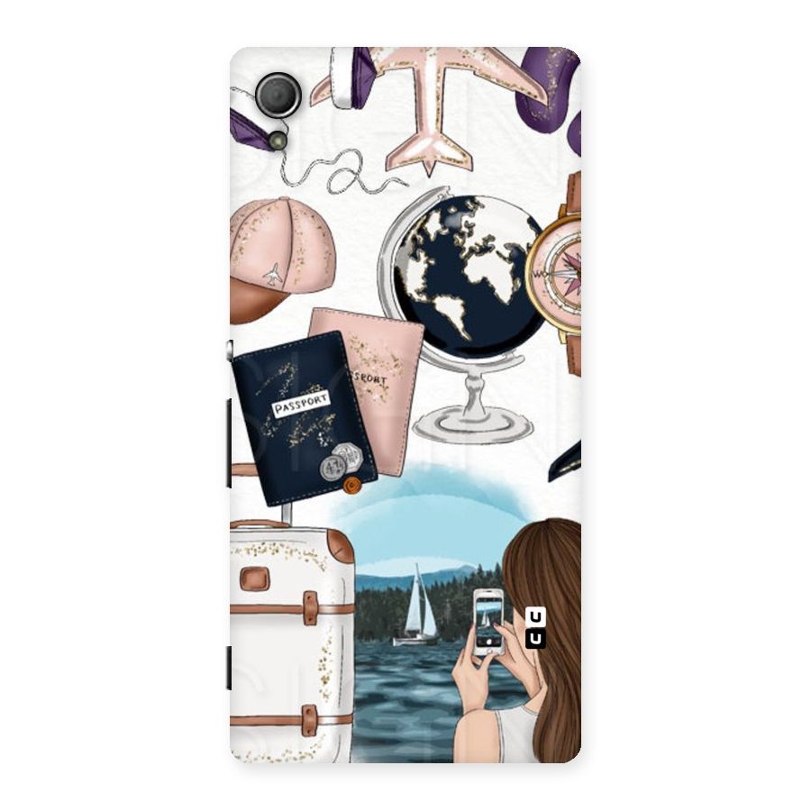 Travel Diaries Back Case for Xperia Z3 Plus