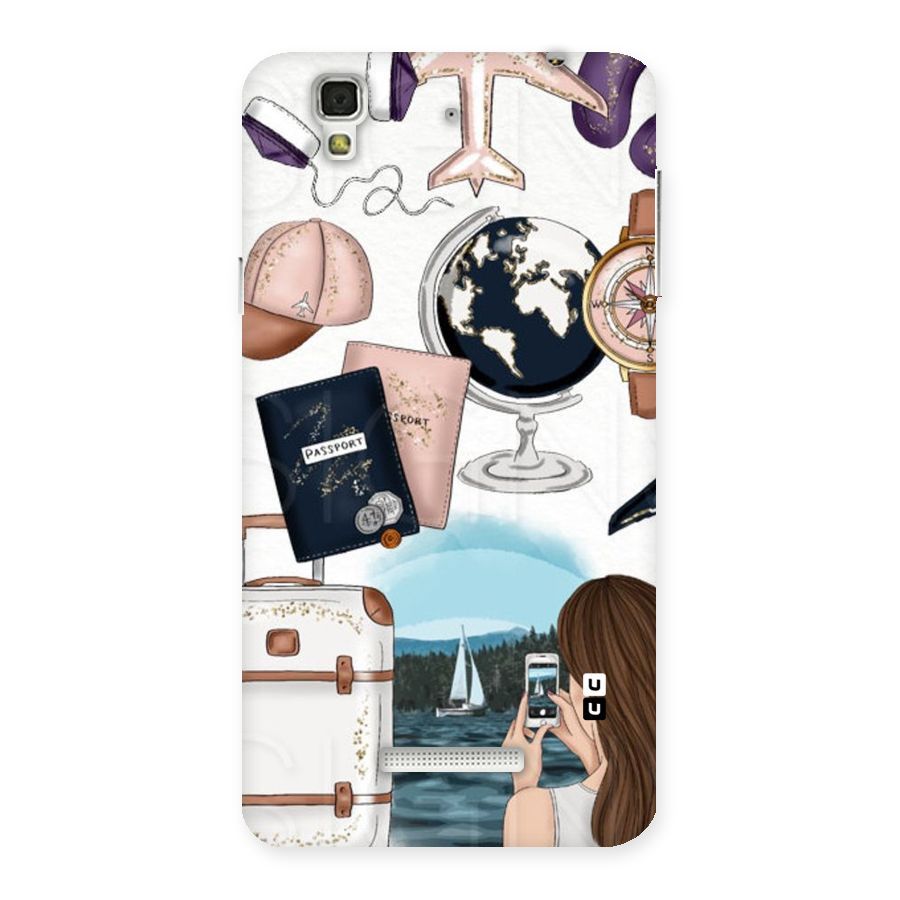 Travel Diaries Back Case for Yu Yureka