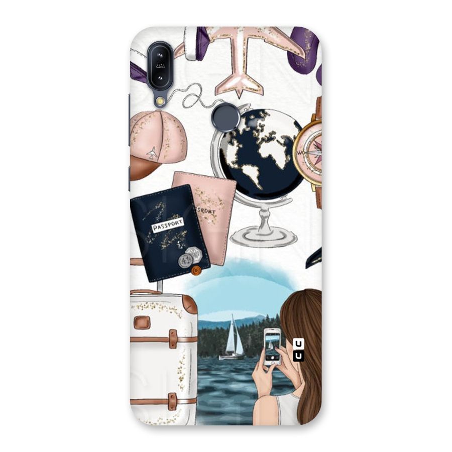 Travel Diaries Back Case for Zenfone Max M2