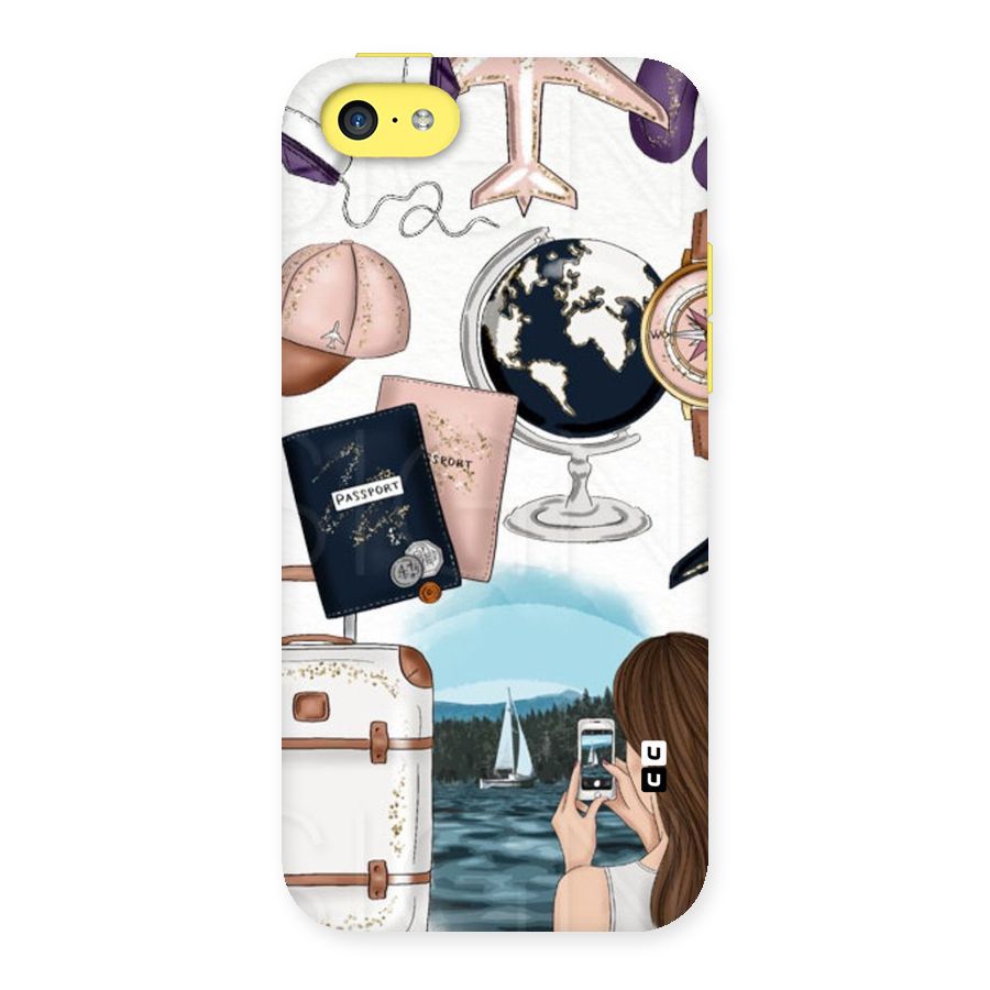 Travel Diaries Back Case for iPhone 5C