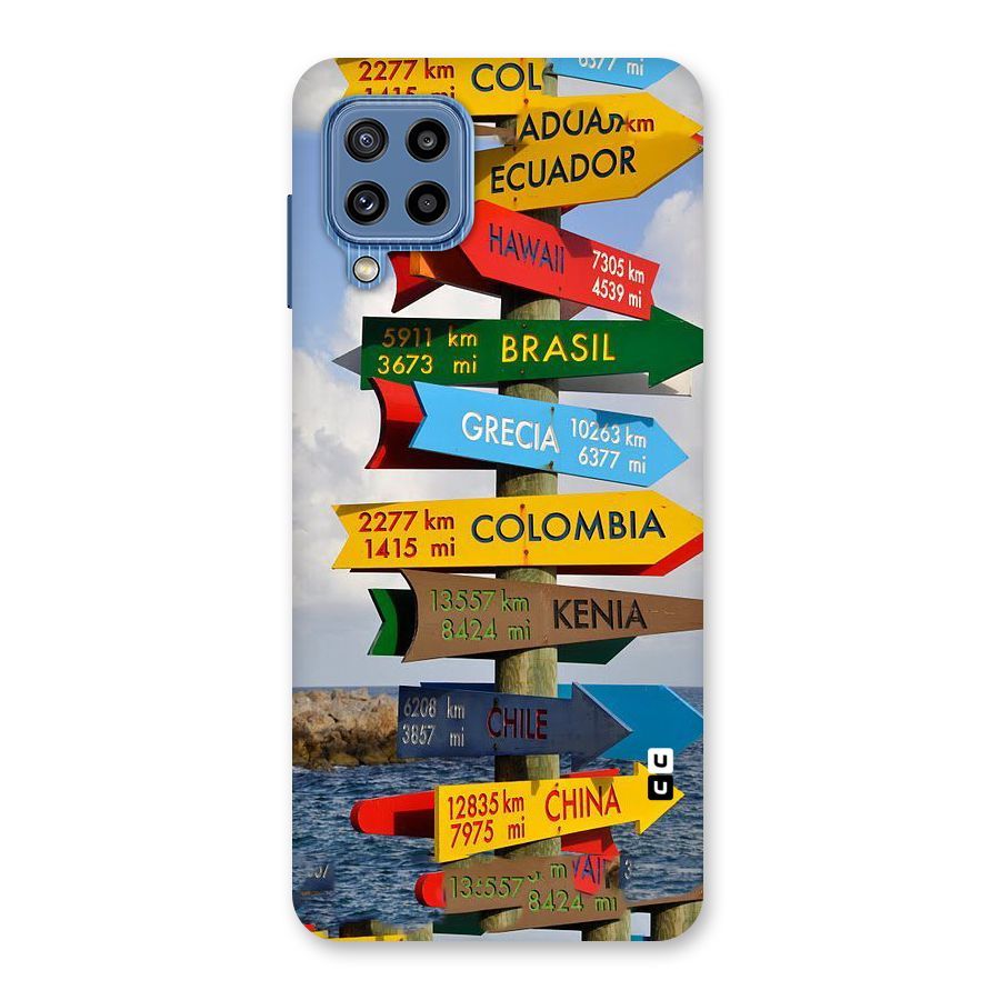 Travel Directions Back Case for Galaxy M32