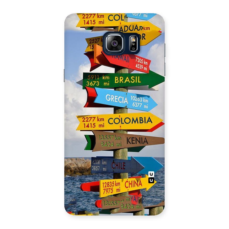 Travel Directions Back Case for Galaxy Note 5