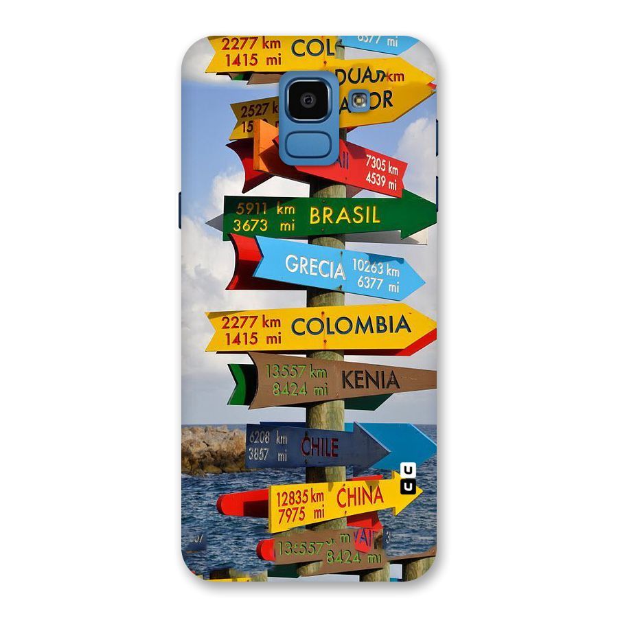 Travel Directions Back Case for Galaxy On6