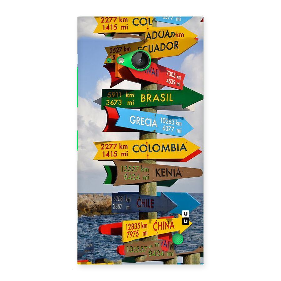 Travel Directions Back Case for Lumia 730