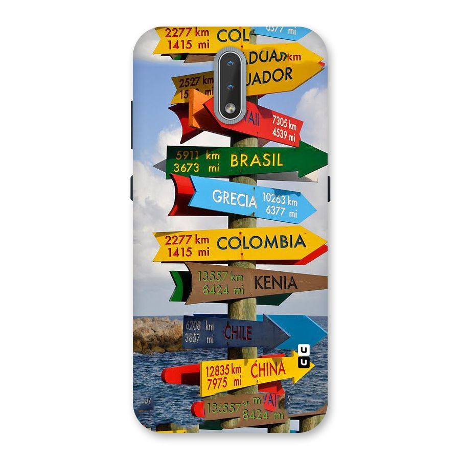 Travel Directions Back Case for Nokia 2.3