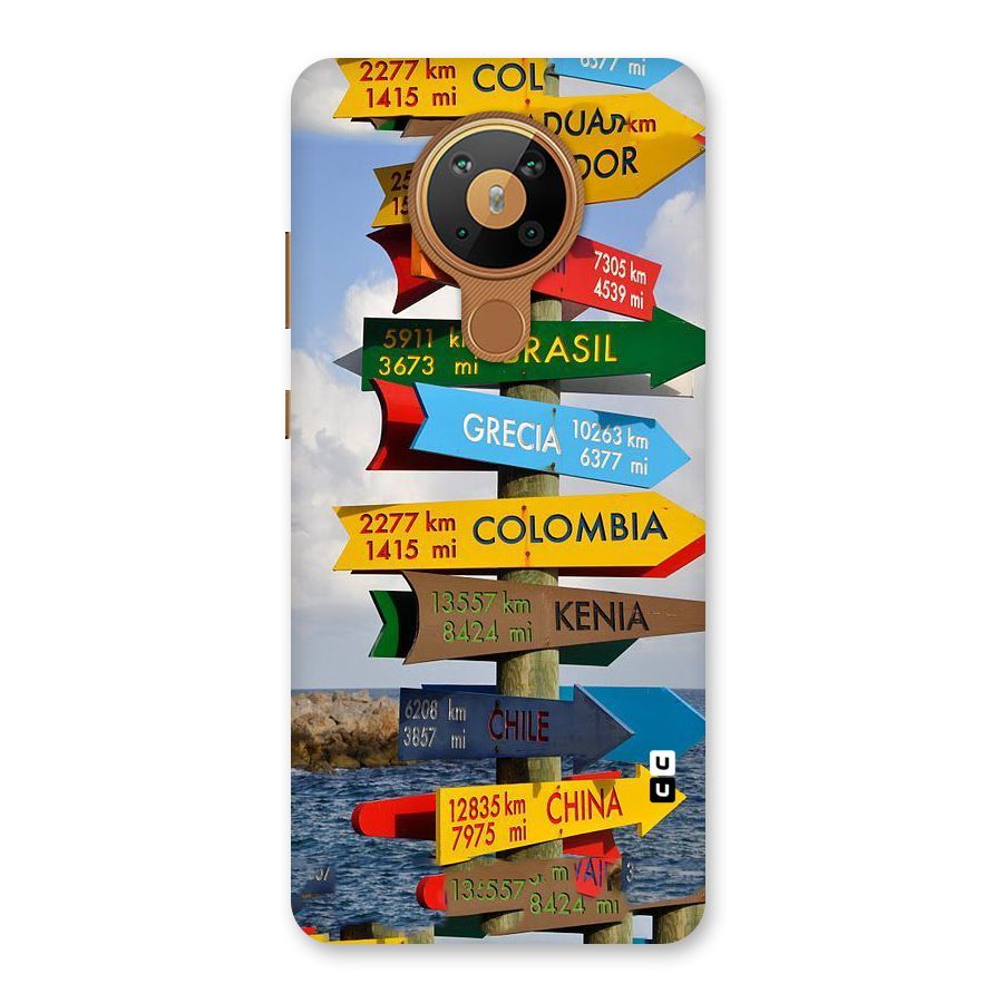 Travel Directions Back Case for Nokia 5.3