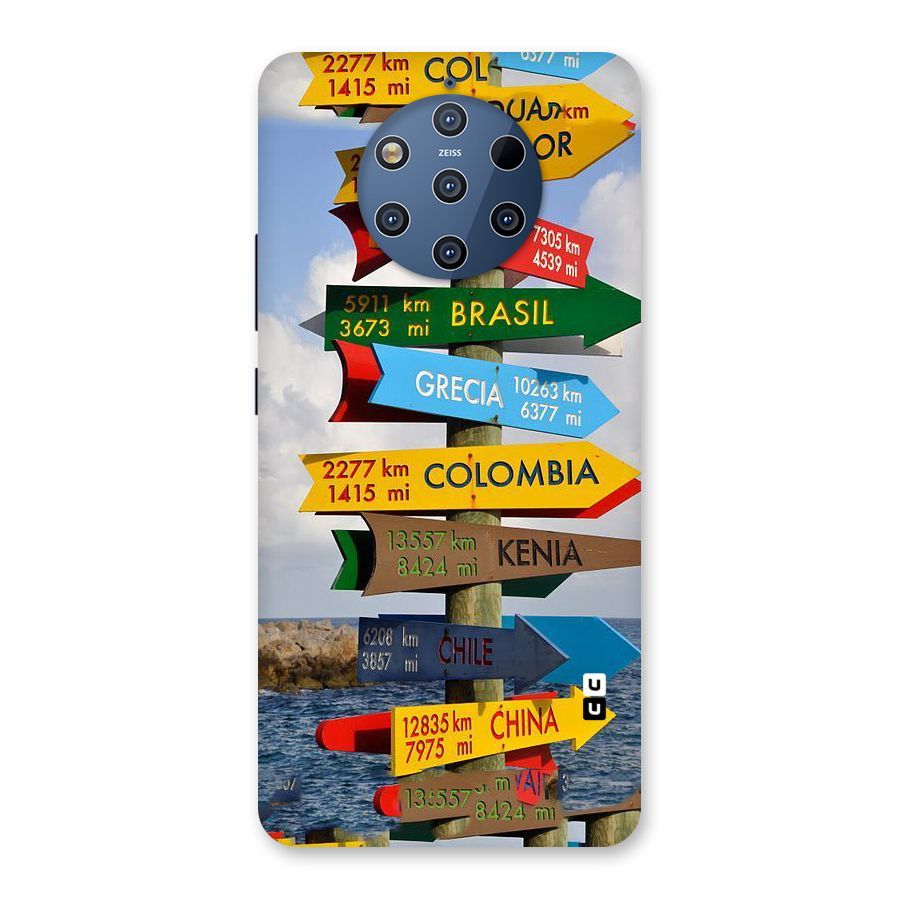 Travel Directions Back Case for Nokia 9 PureView