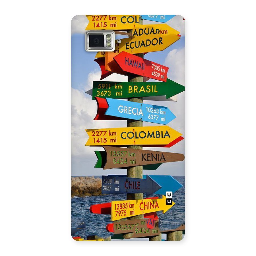 Travel Directions Back Case for Vibe Z2 Pro K920