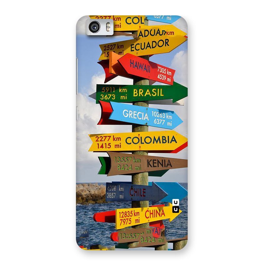 Travel Directions Back Case for Xiaomi Redmi Mi5