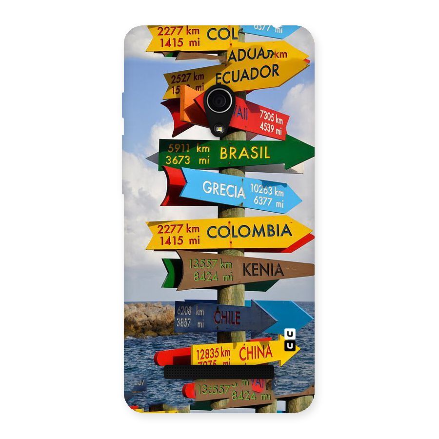 Travel Directions Back Case for Zenfone 5