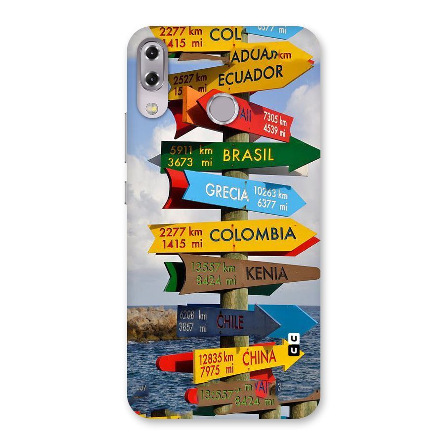 Travel Directions Back Case for Zenfone 5Z