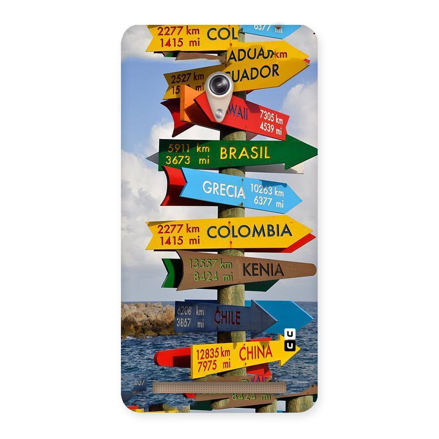 Travel Directions Back Case for Zenfone 6