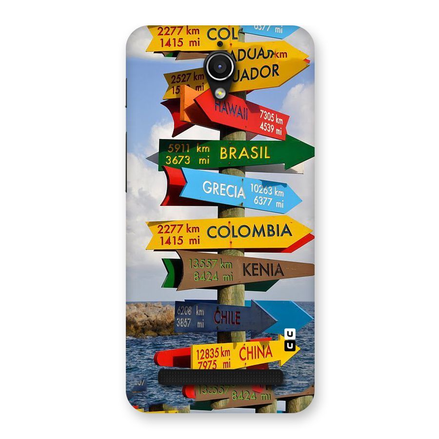 Travel Directions Back Case for Zenfone Go