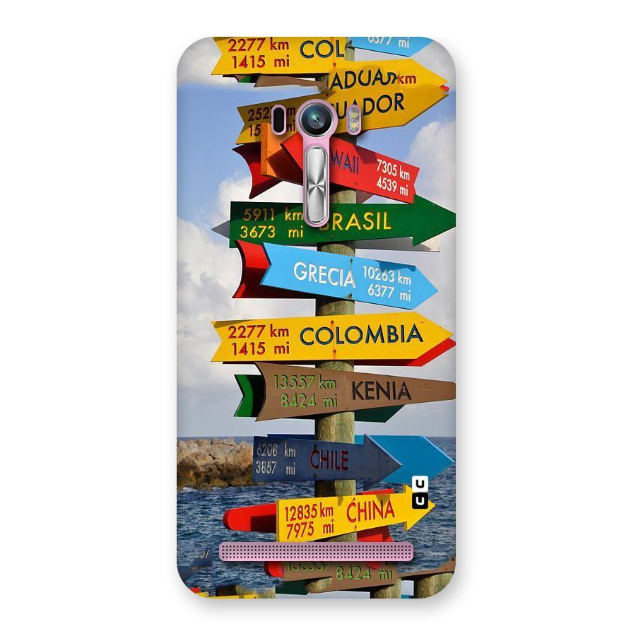 Travel Directions Back Case for Zenfone Selfie