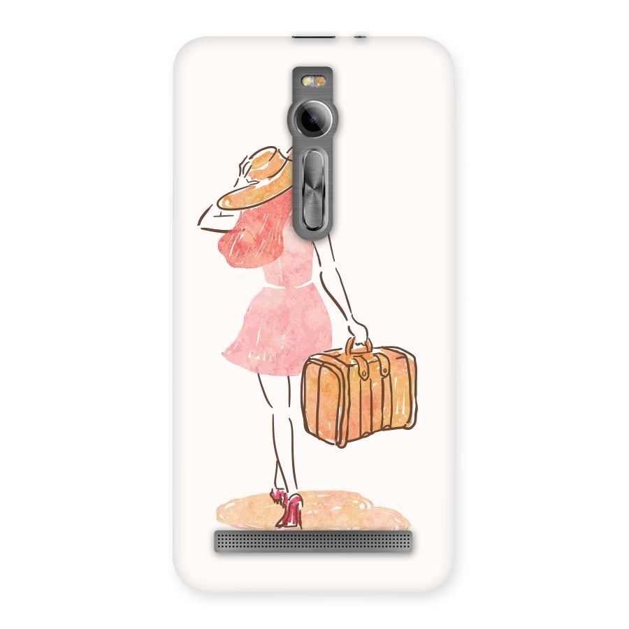 Travel Girl Back Case for Asus Zenfone 2