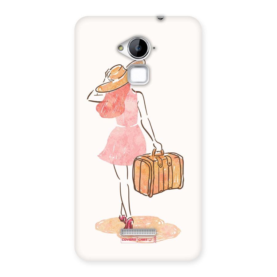 Travel Girl Back Case for Coolpad Note 3