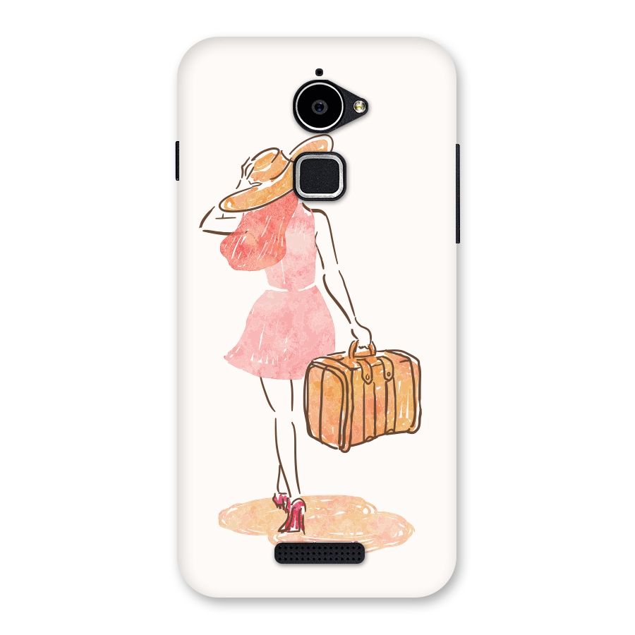 Travel Girl Back Case for Coolpad Note 3 Lite