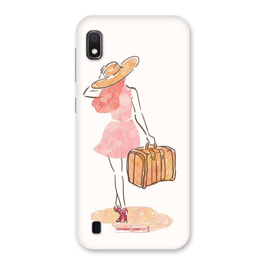 Travel Girl Back Case for Galaxy A10
