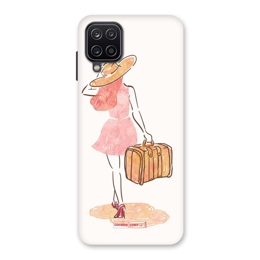 Travel Girl Back Case for Galaxy A12