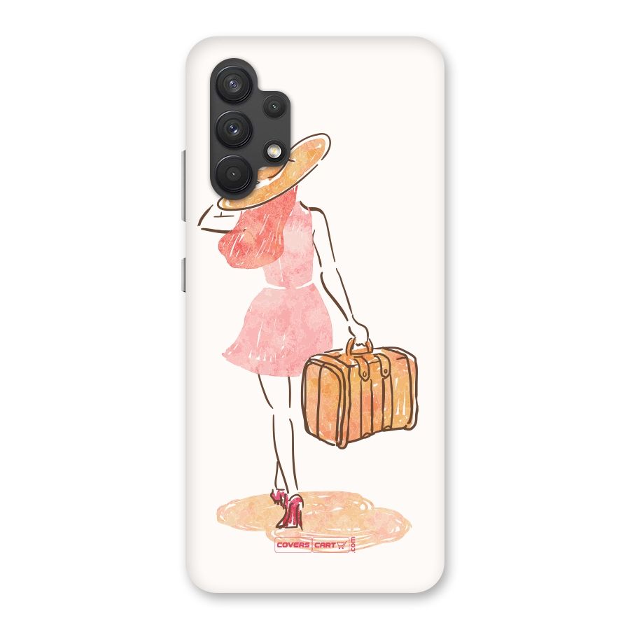 Travel Girl Back Case for Galaxy A32