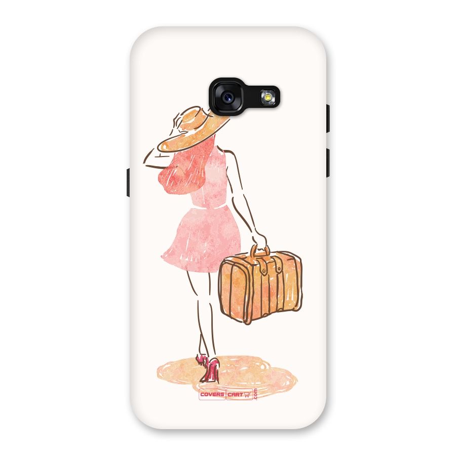 Travel Girl Back Case for Galaxy A3 (2017)