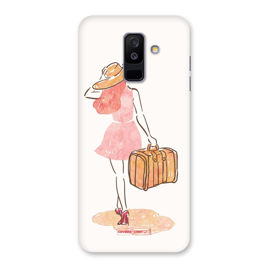 Travel Girl Back Case for Galaxy A6 Plus