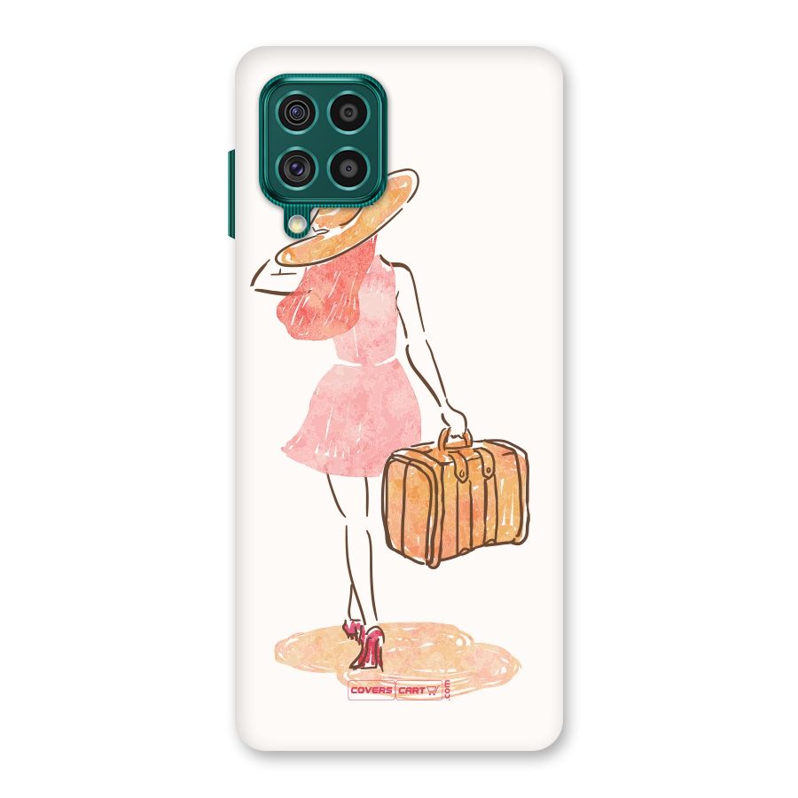 Travel Girl Back Case for Galaxy F62