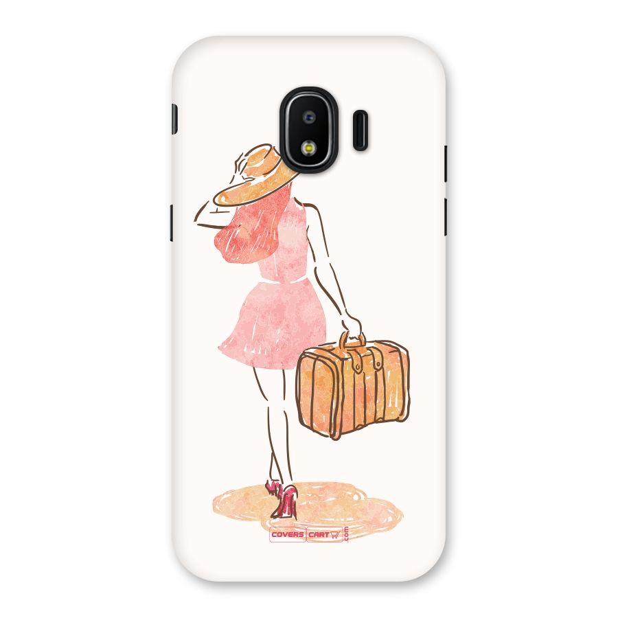 Travel Girl Back Case for Galaxy J2 Pro 2018