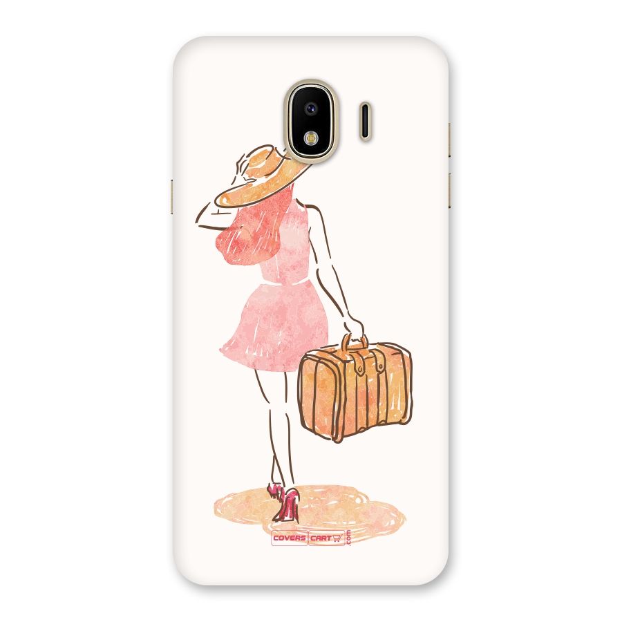 Travel Girl Back Case for Galaxy J4