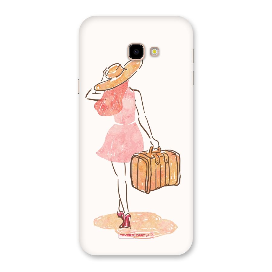 Travel Girl Back Case for Galaxy J4 Plus