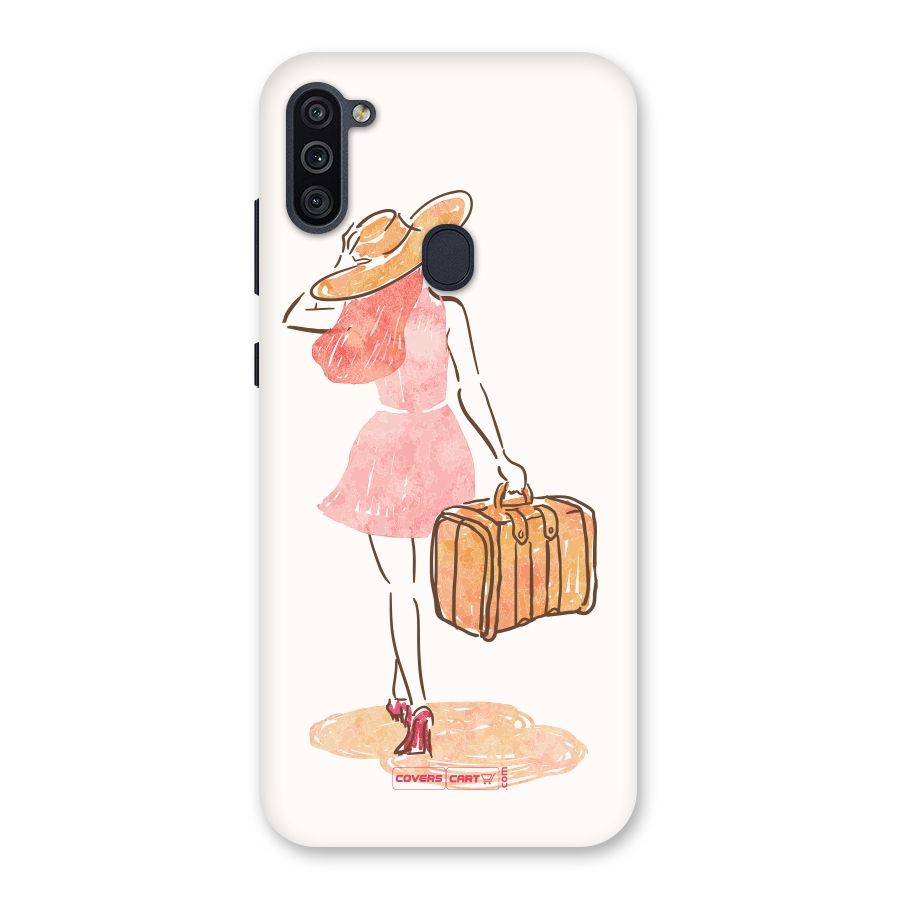 Travel Girl Back Case for Galaxy M11