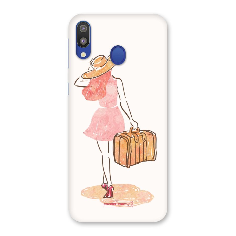 Travel Girl Back Case for Galaxy M20