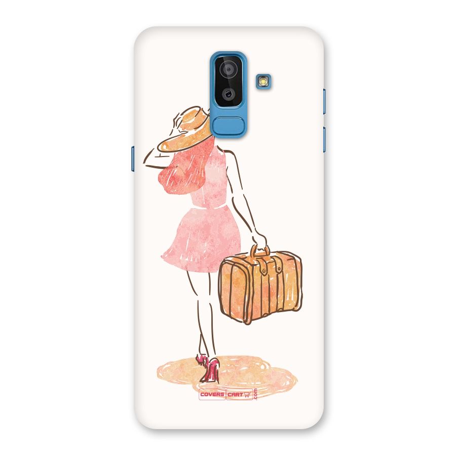 Travel Girl Back Case for Galaxy On8 (2018)