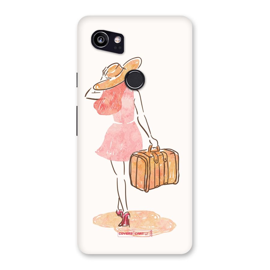 Travel Girl Back Case for Google Pixel 2 XL