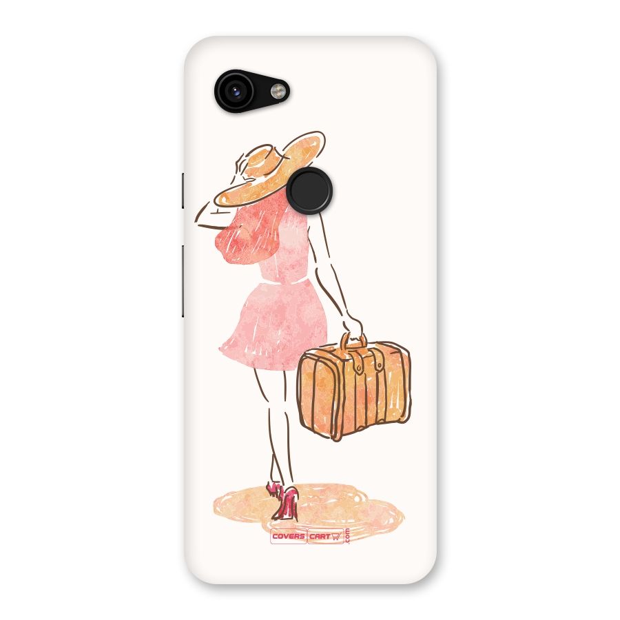 Travel Girl Back Case for Google Pixel 3a