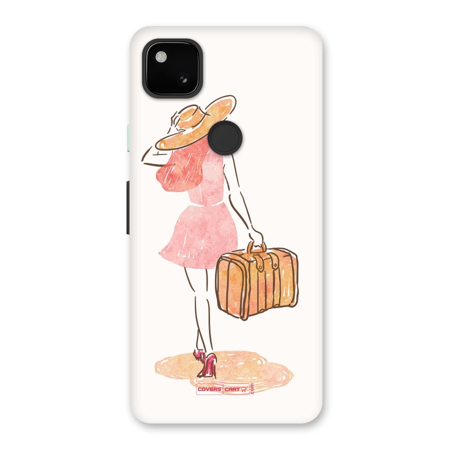 Travel Girl Back Case for Google Pixel 4a