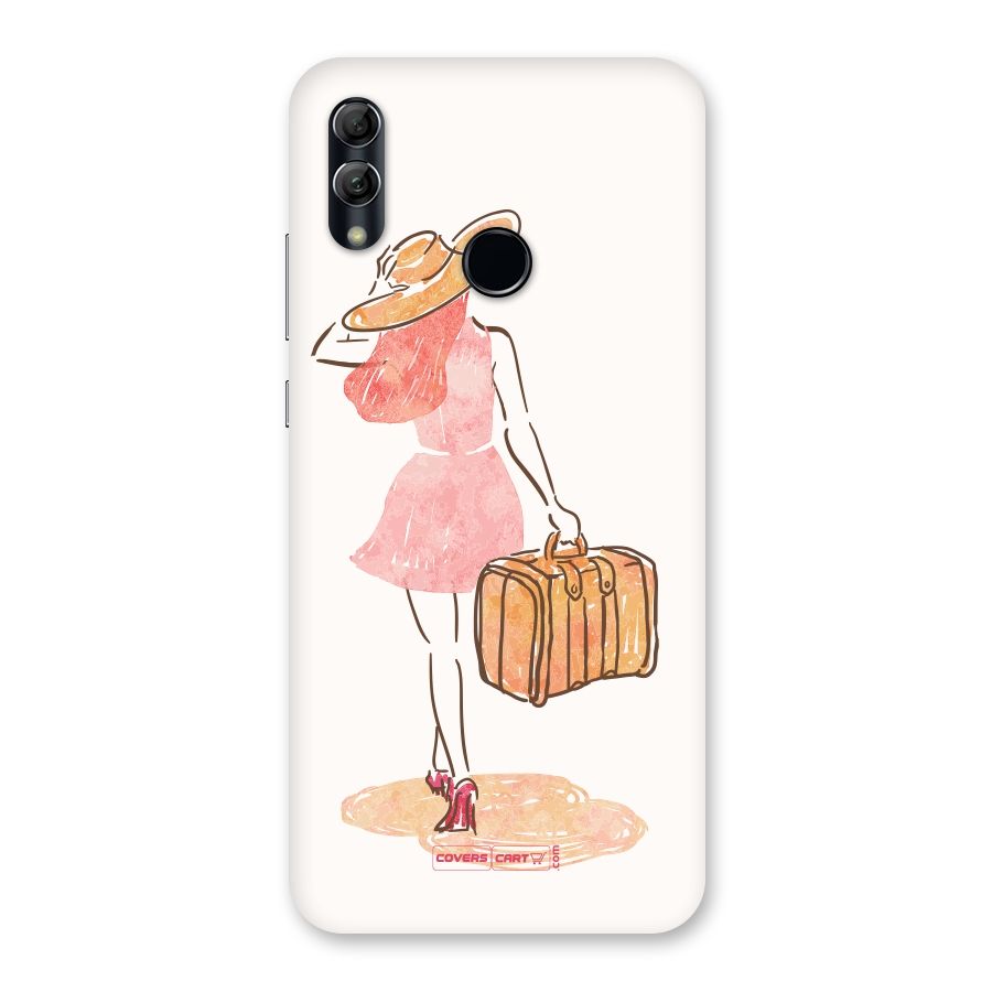 Travel Girl Back Case for Honor 10 Lite